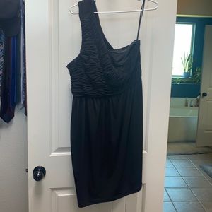Gianna Bini black one shoulder dress large